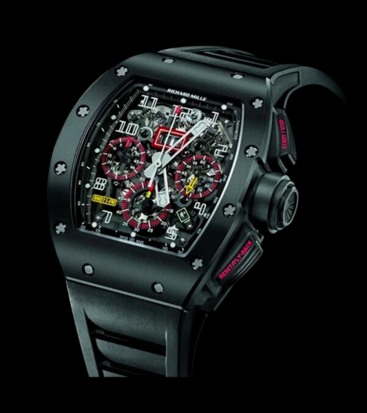 Richard Mille RM011 Carbon / NTPT (White Numerals)