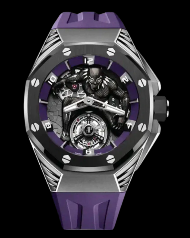 AP 42MM Royal Oak Concept Black Panther Flying Tourbillon Titanium 2021